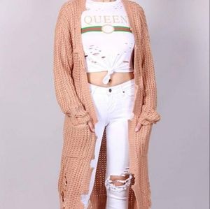 Oversized Cardigan Sweater